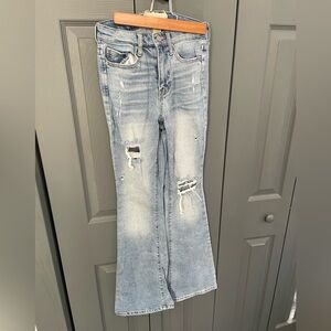 Distressed Blue Women's Jeans